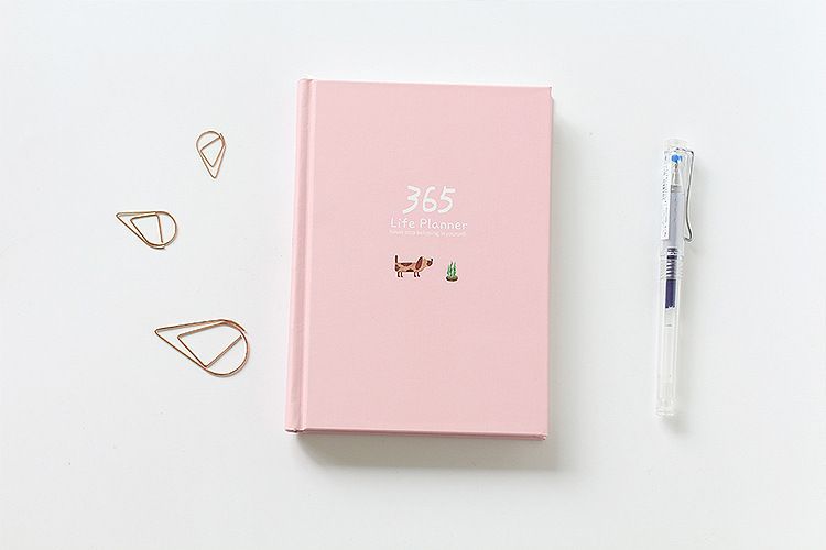365 Life Planner — Hardcover Daily Planner with Illustrated Color Pages