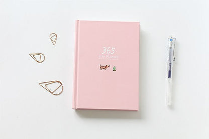 365 Life Planner — Hardcover Daily Planner with Illustrated Color Pages