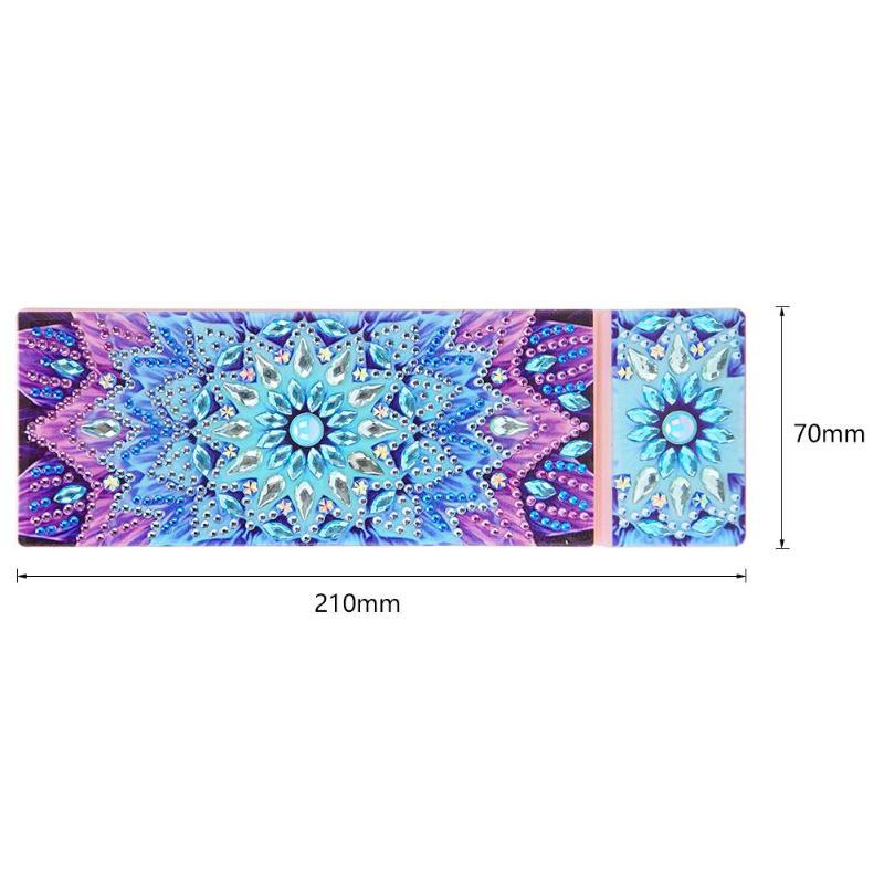 DIY Diamond Painting Pencil Case Kit — 10 Designs, Resin Rhinestones