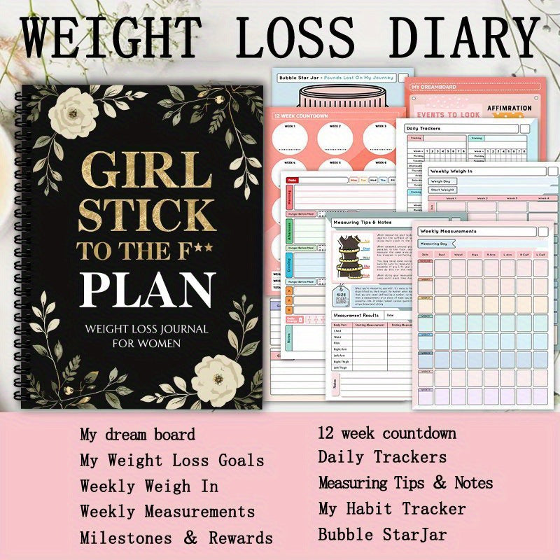 Creative Home Weight Loss Enthusiast Record Book