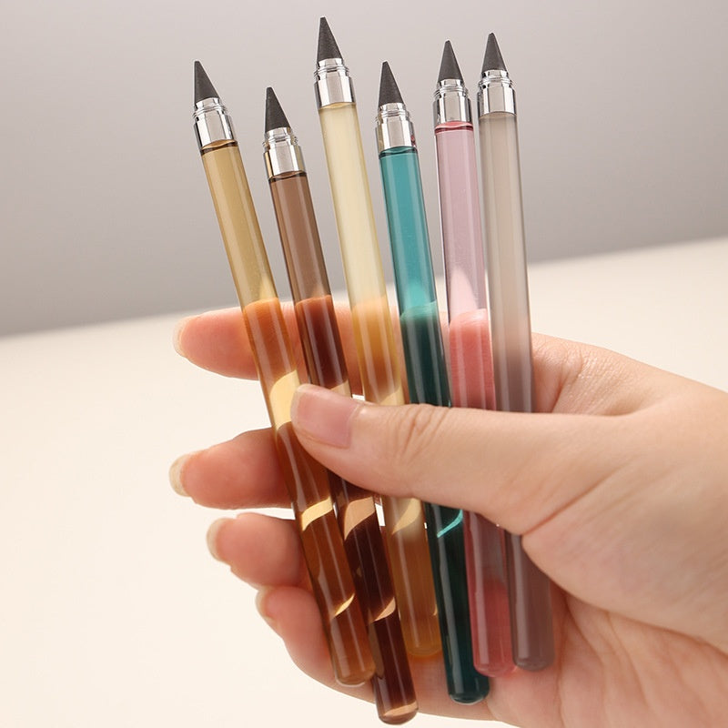 Eternal Acrylic Transparent Pencil Sharpening Free No Ink No Core Writing Instrument