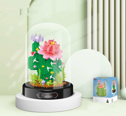 Plastic Building Block Rose Decoration Toys | Small Size