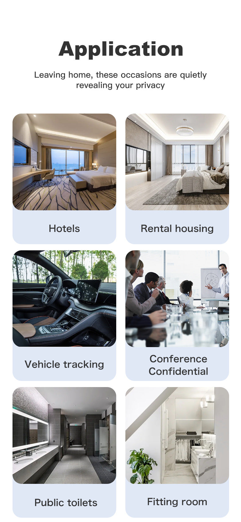 Wireless Camera Detector | T15 Model, Sound & Vibration