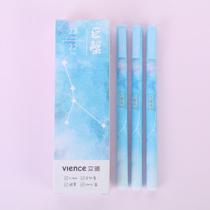 Astrology Sign Gel Pens, Set of 3 — 0.5mm Black Ink