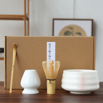 Matcha Tea Brush Set | Hyakumonari, Japanese Gift Box