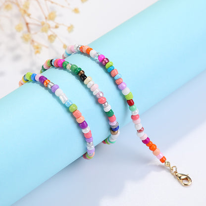 Crystal Pendant Necklace | Teardrop, Korean Style