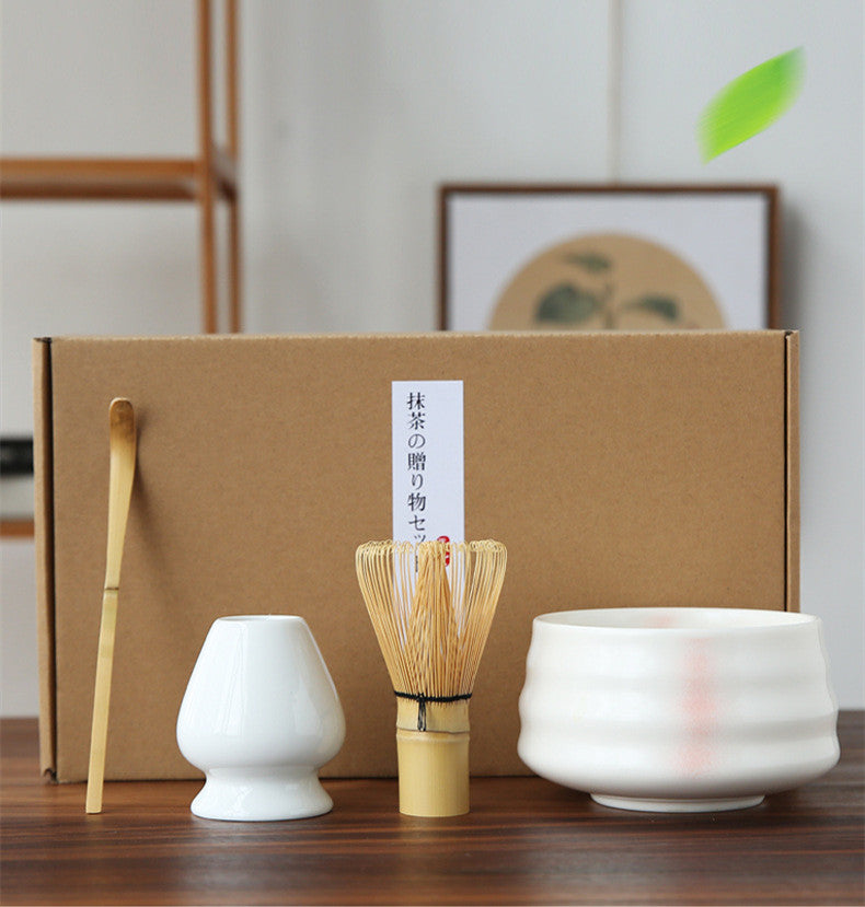 Matcha Tea Brush Set | Hyakumonari, Japanese Gift Box