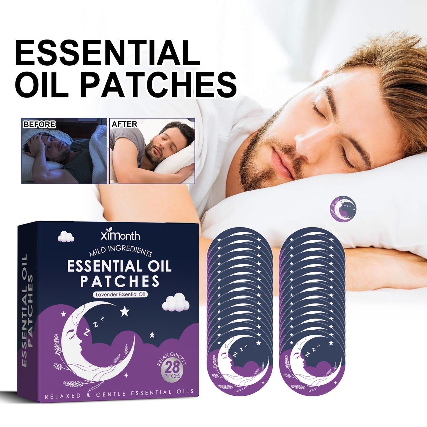 Essential Oil Goodnight Patch | Relaxing Sleep Aid