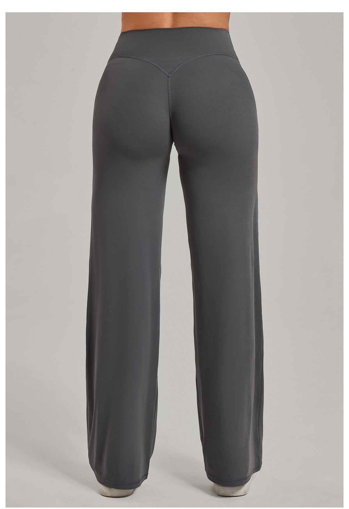 Cotton Blend Yoga Pants | High-Waisted, Straight Leg