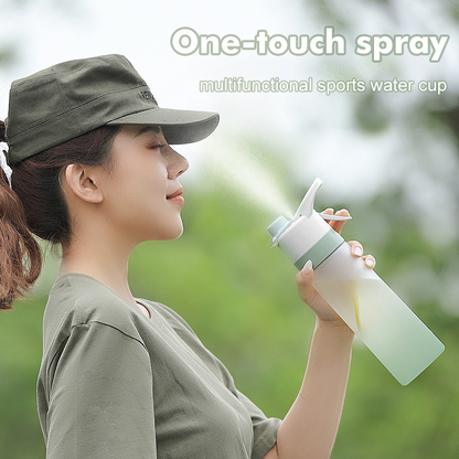 Plastic Spray Water Bottle | Large Capacity, White
