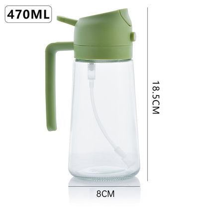 Olive Oil Dispenser | 2-in-1 Sprayer & Pourer