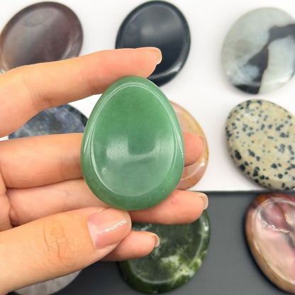 Quartz Massage Stone | Oval, Crystal Healing Decor