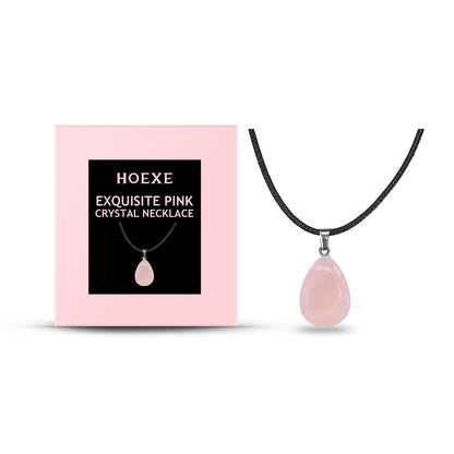 Pink Crystal Necklace | Exquisite Clavicle Chain