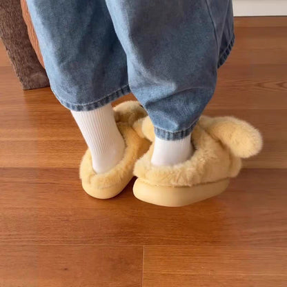 Cotton Dog Slippers | Yellow, Cute, Indoor & Outdoor