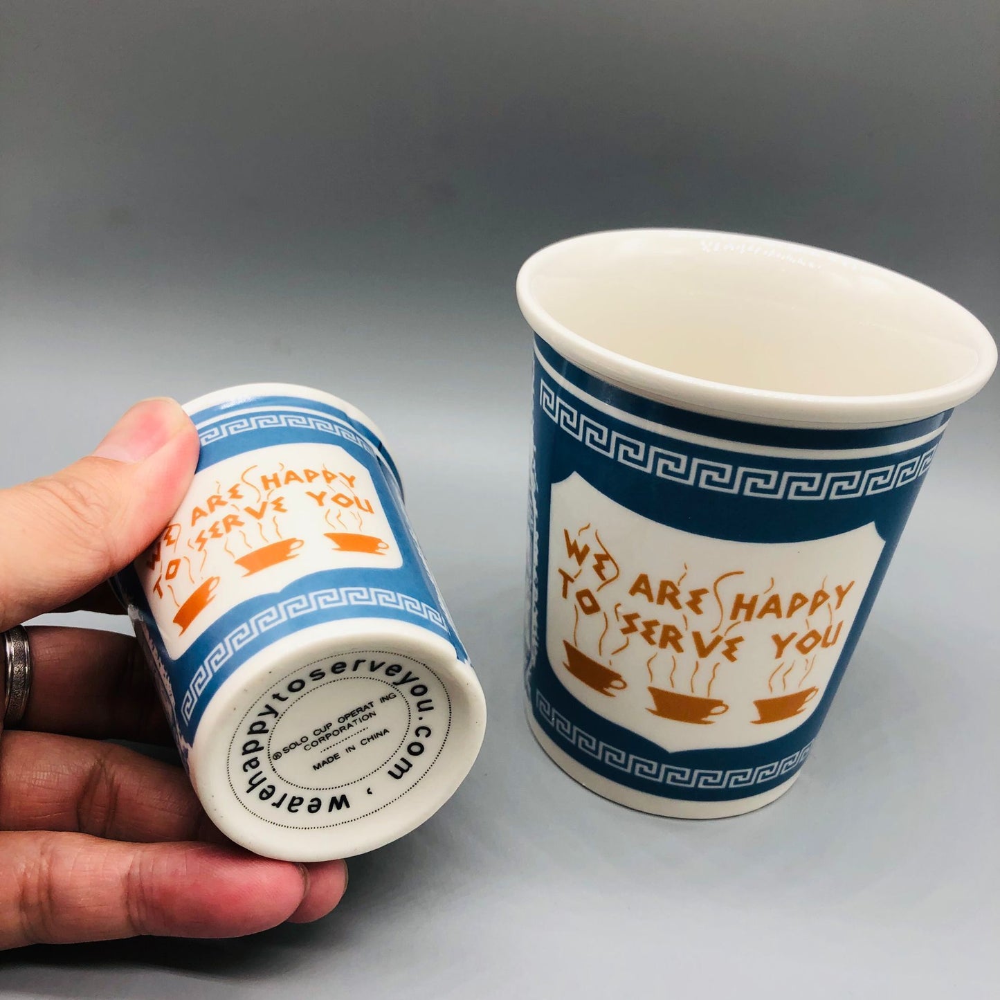 Ceramic Mug | NYC Paper Cup Style, 201-300ml