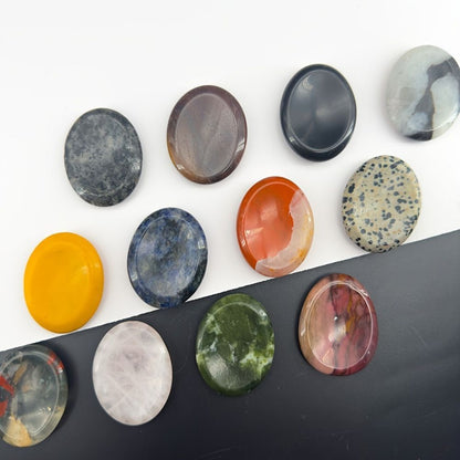 Quartz Massage Stone | Oval, Crystal Healing Decor