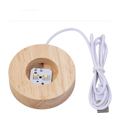 3D Planetary Crystal Ball Night Lamp | Plug-in, Modern
