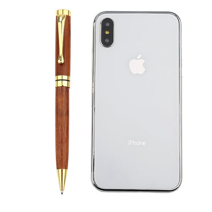 Apex Rosewood Rollerball Pen Metal Barrel 14cm