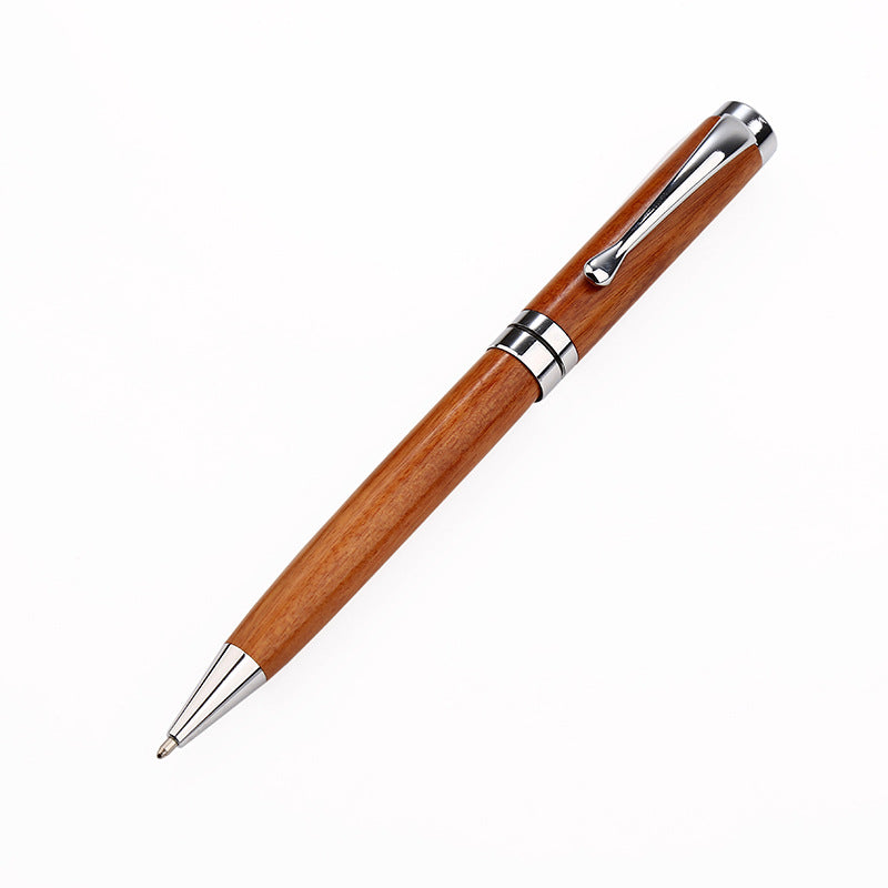 Apex Rosewood Rollerball Pen Metal Barrel 14cm