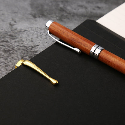 Apex Rosewood Rollerball Pen Metal Barrel 14cm