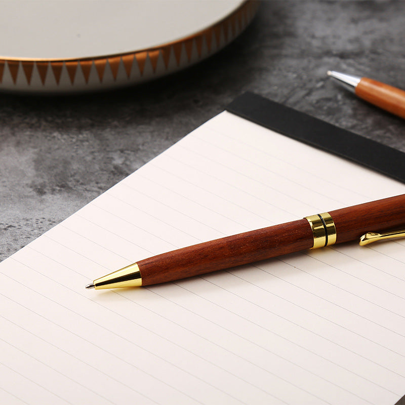 Apex Rosewood Rollerball Pen Metal Barrel 14cm