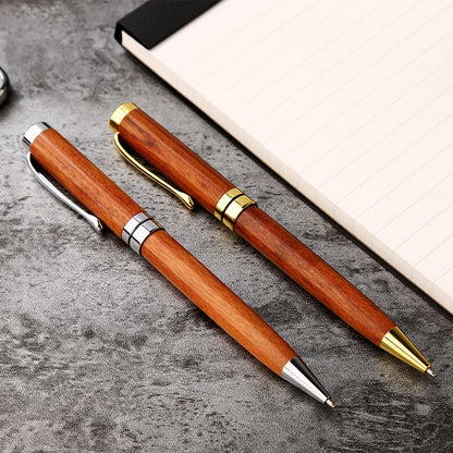 Apex Rosewood Rollerball Pen Metal Barrel 14cm