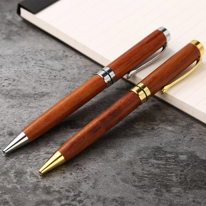 Apex Rosewood Rollerball Pen Metal Barrel 14cm