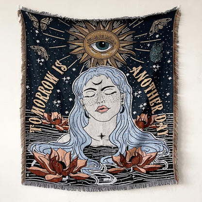 Cotton Blanket | Bohemian Tapestry, 130X150CM
