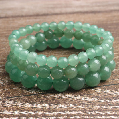 Natural Stone Bracelet | Green Aventurine, Unisex