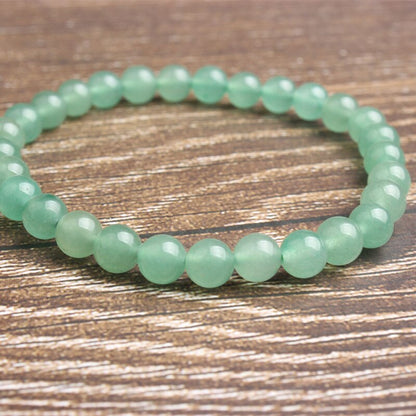 Natural Stone Bracelet | Green Aventurine, Unisex