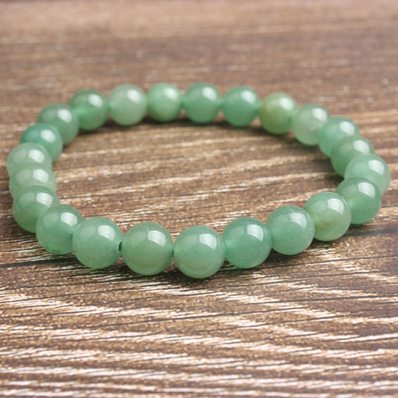 Natural Stone Bracelet | Green Aventurine, Unisex