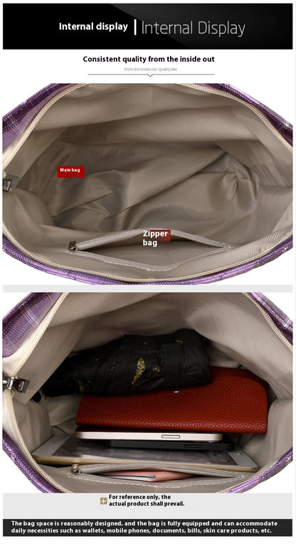 Nylon Messenger Bag | Blue, Pink, Purple, Green