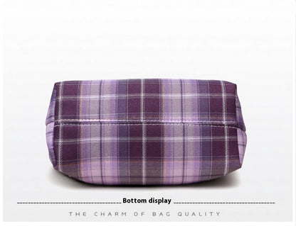 Nylon Messenger Bag | Blue, Pink, Purple, Green