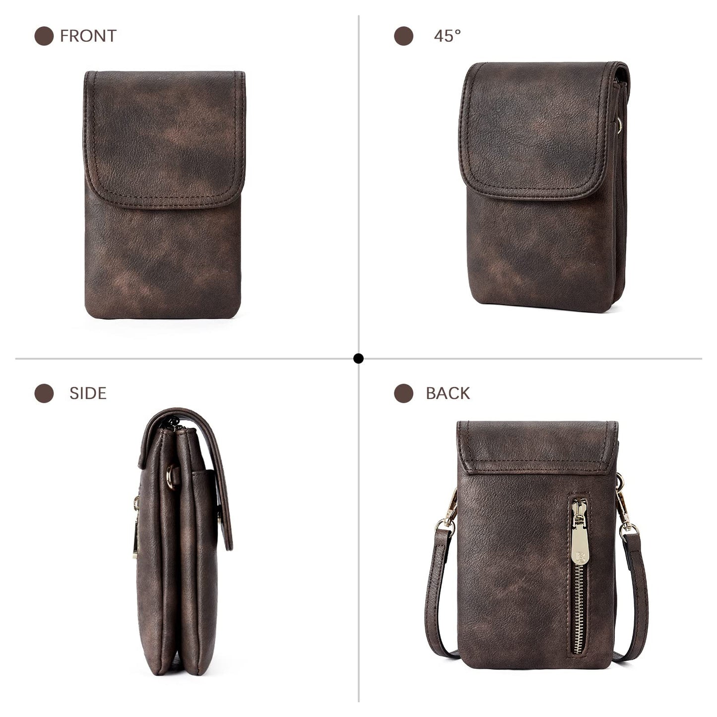 PU Leather Messenger Bag | Versatile, Medium Soft