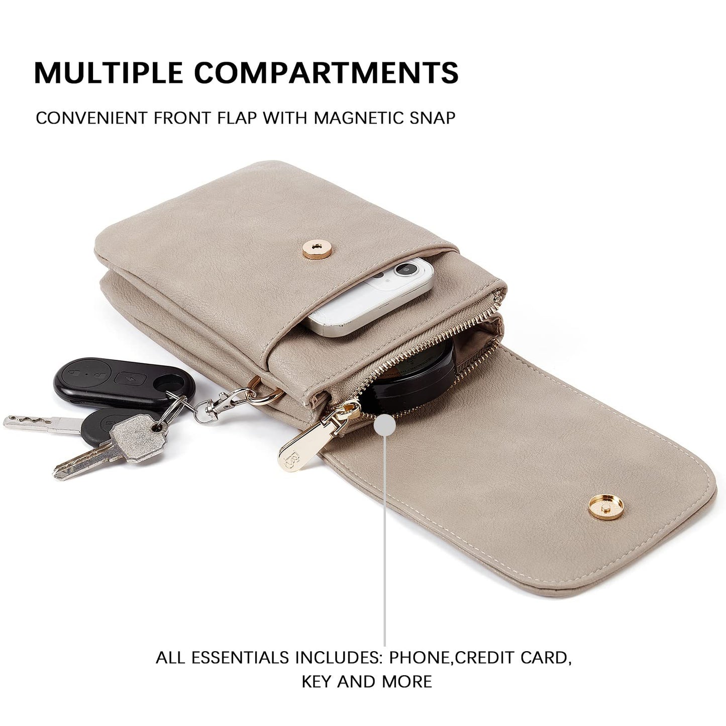 PU Leather Messenger Bag | Versatile, Medium Soft