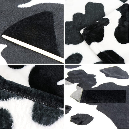Flannel Blanket | Cow Print, Nordic Style
