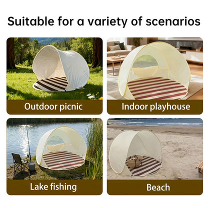 Heavy Duty Beach Tent | Windproof UV Protection Shelter