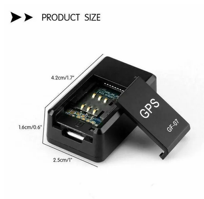 Magnetic GPS Locator | GF07 Mini Tracker, Black