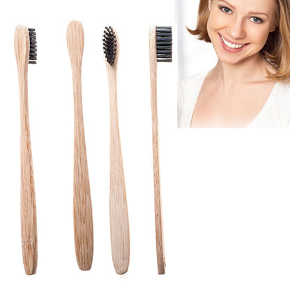 Bamboo Toothbrush | Charcoal Bristles, Natural Dental Care