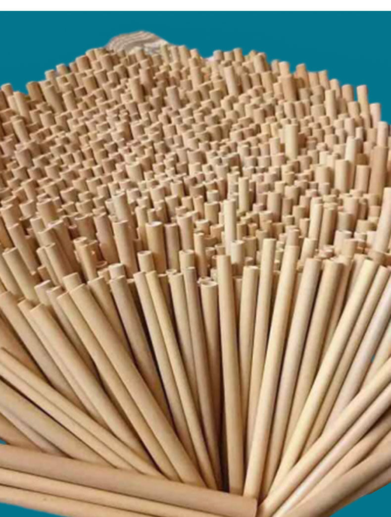 Bamboo Straws | Green & Yellow, Eco-Friendly
