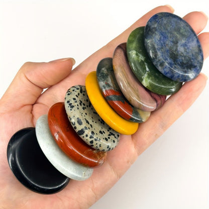 Quartz Massage Stone | Oval, Crystal Healing Decor