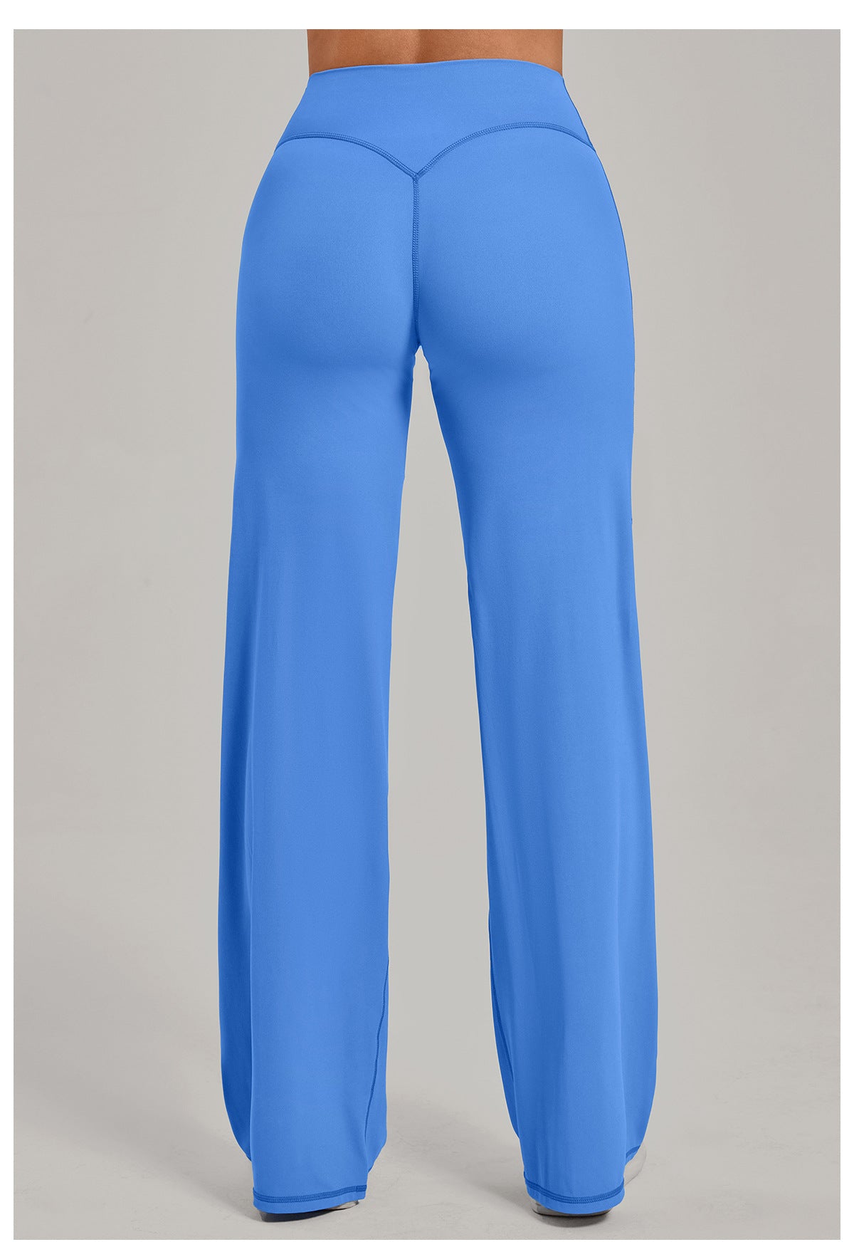Cotton Blend Yoga Pants | High-Waisted, Straight Leg