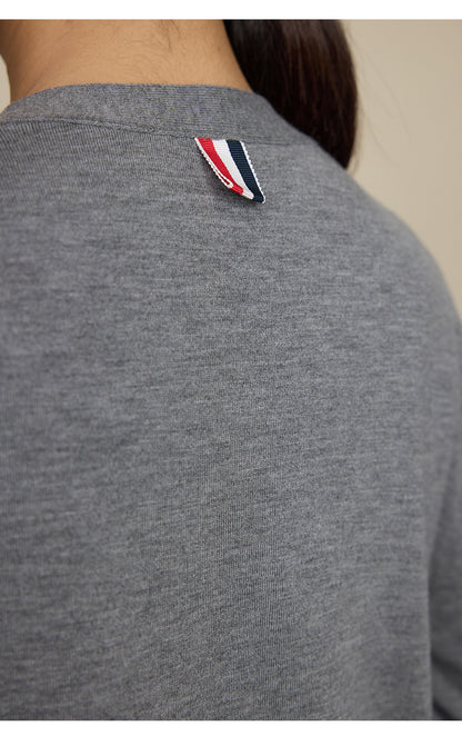 Wool Blend Striped Sweater | Long Sleeve, Women, Casual