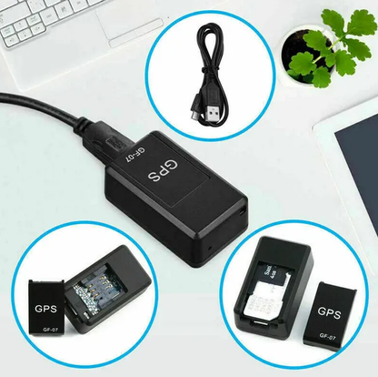 Magnetic GPS Locator | GF07 Mini Tracker, Black