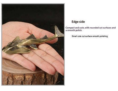 Copper Ornament | Handmade Antique-Style Stingray Figurine
