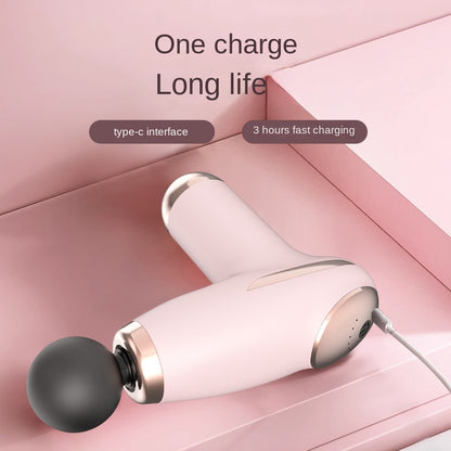 Portable Muscle Massage Gun | Mini, Black, White, Pink