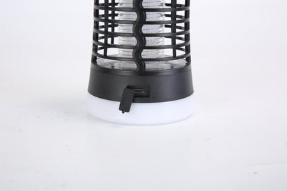 Mosquito Zapper Light | Rechargeable, Waterproof, Black