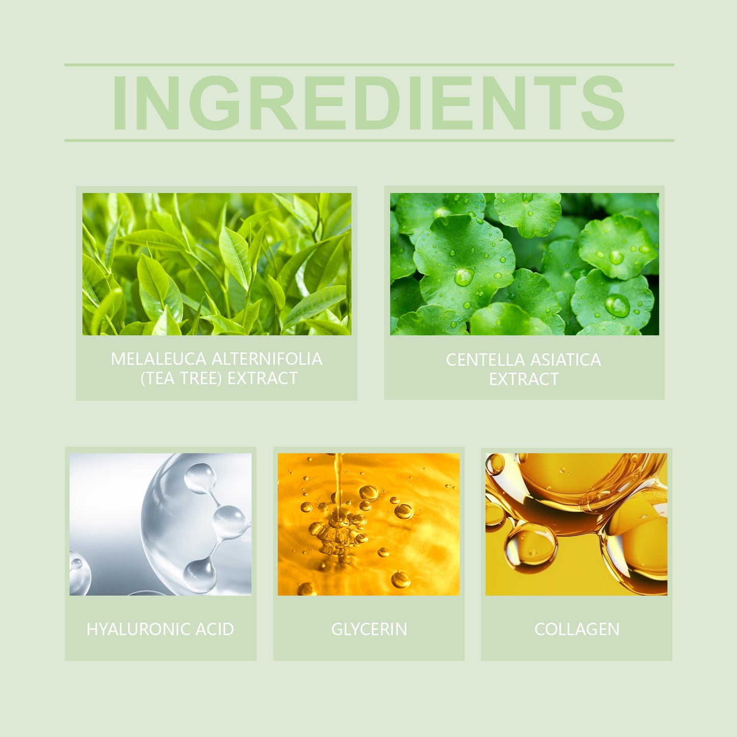 Collagen Tea Tree Skin Care Mask | Hydrating Box Set