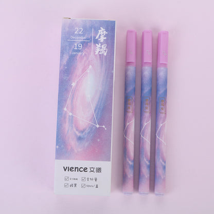 Astrology Sign Gel Pens, Set of 3 — 0.5mm Black Ink
