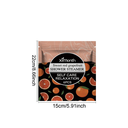 Aromatherapy Shower Tablets | Sweet Red Grapefruit